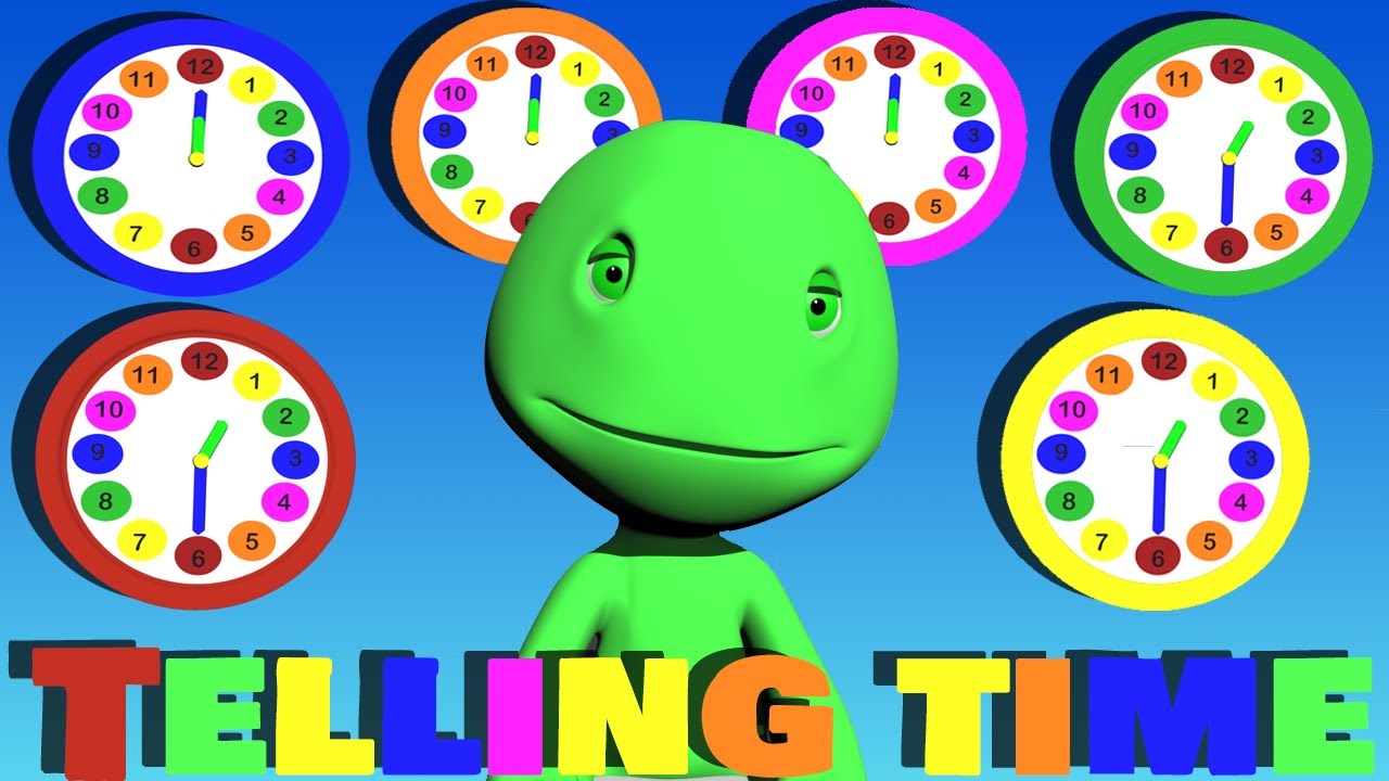 Learning for kindergarteners Easy way to learn 24 hour clock YouTube