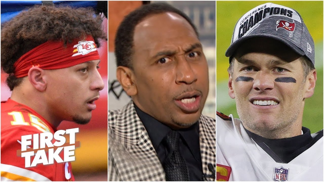 FIRST TAKE | Stephen A. "Amazing" Patrick Mahomes : Madden 22 top-rated QB, No. 2 Tom Brady
