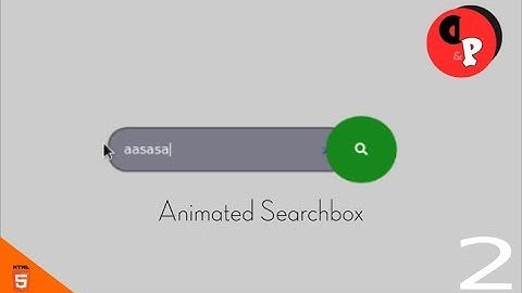 📦Caja de Búsqueda animada con Html Css y Emascript 6 Parte 2🔍