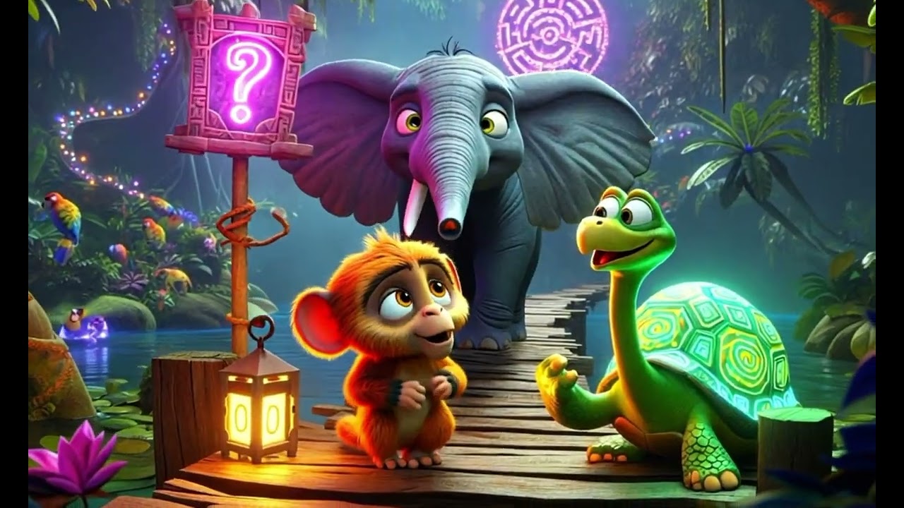 The Wise Elephant 🐘🌟 | Animated Kids Story