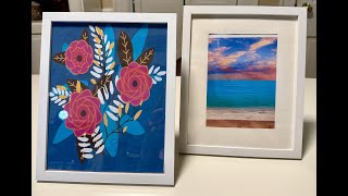 Review Icona Bay 8x10 picture frame mat to 5x7 wall table