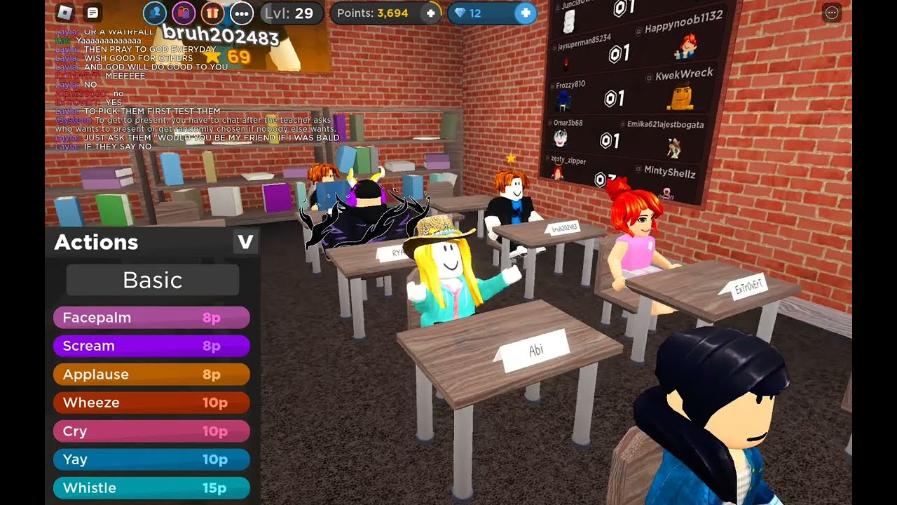 ROBLOX CLASSROOM ATROCITIES YouTube 