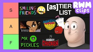 Max G's Adult Swim Tier List | RWM Clips