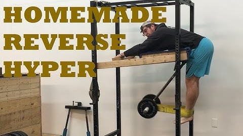 Homemade Reverse Hyper for Garage or Home Gym (without the machine)