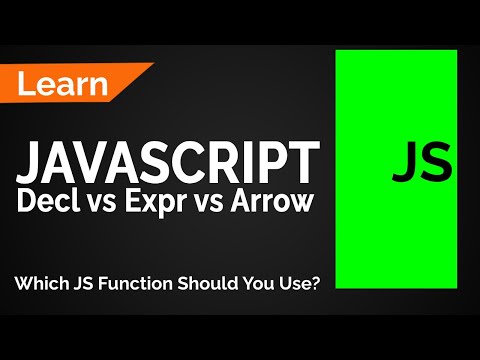 JavaScript : Which JS Function Should You Use? Decl vs Expr vs Arrow #javascript #interview #vscode