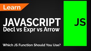 JavaScript : Which JS Function Should You Use Decl vs Expr vs Arrow #javascript #interview #vscode