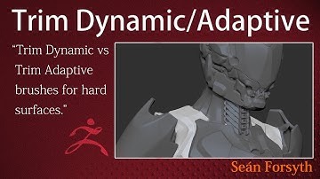 Difference between Trim Dynamic and Trim Adaptive brushes for hard surfaces