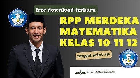 GRATIS UNDUH !!! RPP KURIKULUM MERDEKA SMA MATEMATIKA CONTOH RPP DEEP LEARNING