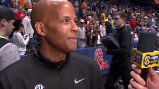 Win Case 2023 SEC Tournament First Round Post Game Interview After Defeating South Carolina