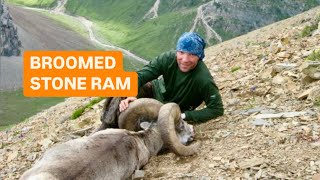 STONE SHEEP DOWN/ A BROOMER/HUNTING BRITISH COLUMBIA