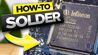 Learn how to solder a 144-pin microcontroller!