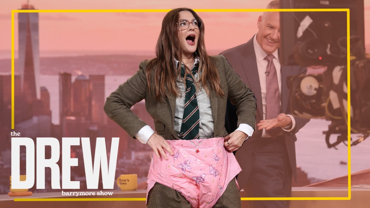 Drew Barrymore Reacts to Viral Trend of Concert-Goers Opting for Adult Diapers | Drew's News