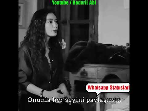 Menali Whatsapp status ucun video Sevgi qemli duygusal anlamli sozler aglamali ayriliq xeyanet qisa
