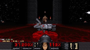 Doom 2 - Not Even Remotely Fair (Map 10: Let Me In) Nightmare 100%+Items (By borogk) w/ PS5 Gamepad