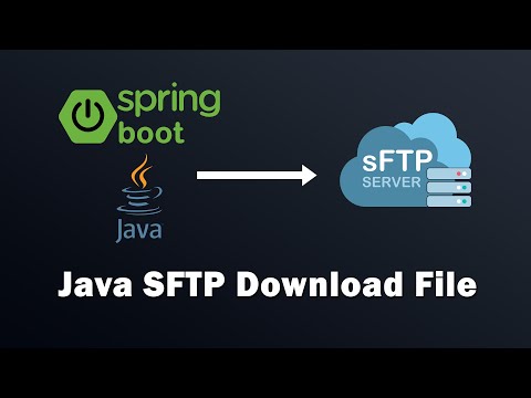 Java Spring Boot Download Files from SFTP Server