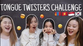 Foreigners trying Korean Tongue Twisters || Вьетнам найзтайгаа түргэн хэллэг сурсан нь