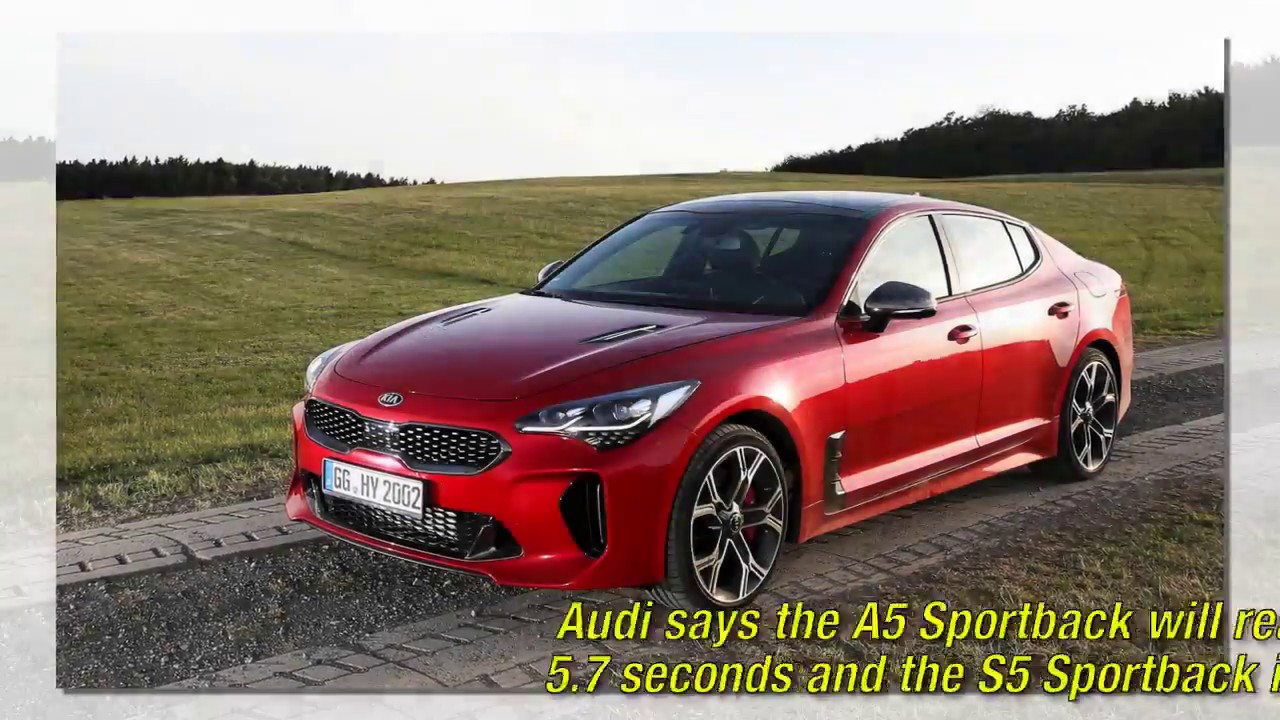 Edmunds Compares Kia Stinger With Audi A5 S5 Sportbacks Youtube