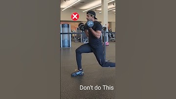 Stop Doing Split Squat Dumbbell Bicep Curl Like This/Learn Proper Technique