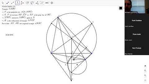 LIVESTREAM GEO #91A: A Beatiful Spiral Similarity, Then a Hard Radical Axis!