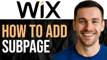 How to Add a Subpage in Wix | Step-by-Step Tutorial (2025)