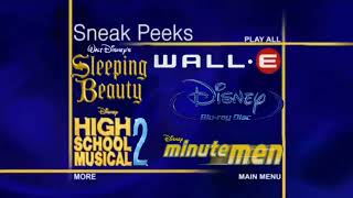 Sneak Peeks Menu from February 5, 2008