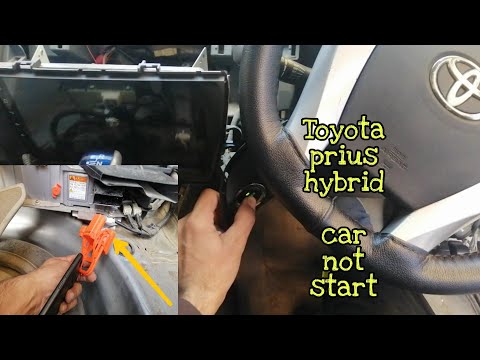 toyota prius hybrid car not start problem solve /fix code p0A7f.p0571.p0102.p0113