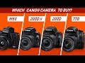 Canon M50 vs 200D ii vs 200D vs 77D : Best DSLR Camera Under 50000? (Hindi)