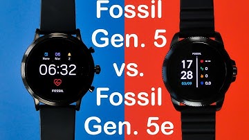 Fossil Gen 5 vs. Fossil Gen 5e | Smartwatch Comparison | What