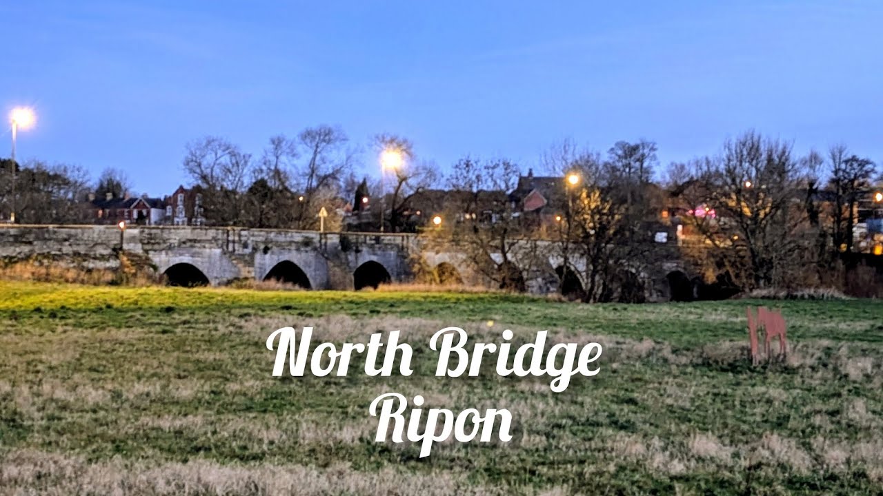 More views of North Bridge here in Ripon, North Yorkshire January 2026 