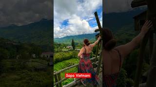 The landscape in Sapa, Vietnam is epic! #travel #vietnam #YouTube #youtuber #youtubeshort