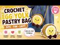 Cute Crochet Egg Yolk Bag | Easy Tutorial for Beginners PART 2 #crochet#crochettutorial #amigurumi
