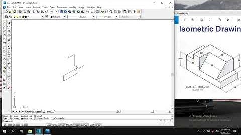 AutoCAD isometric drawing tutorial || isometric exercise#3 ||Learn to earn ||AutoCAD tutorial