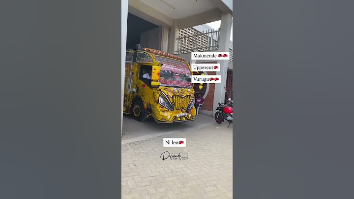 uppercut Matatu nganya in Nairobi Kenya