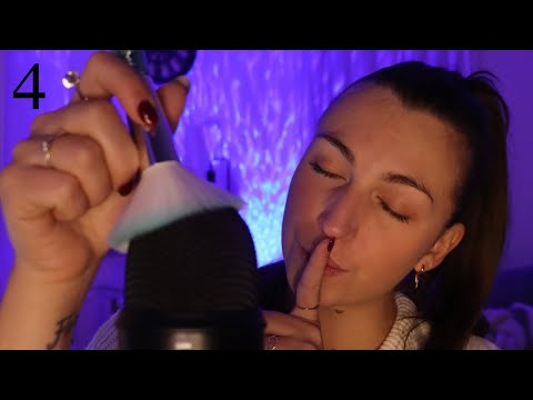 ASMR - Mic brushing et visuel : détente absolue 🖌️ (Jour 4)