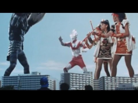 Ultraman and Baltan in Yuugen Jikkou Sisters Shushutorian