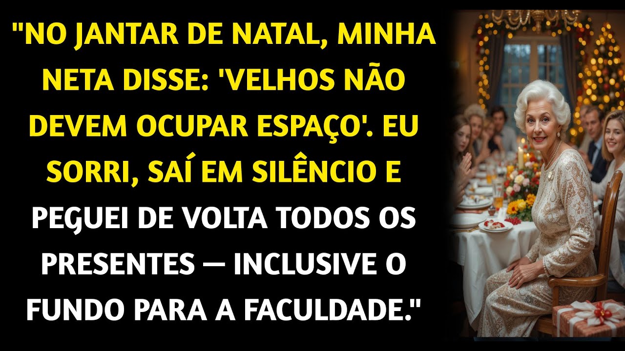 Ela zombou de mim no jantar de Natal. Eu sorri, saí e cancelei todo o seu fundo para a faculdade.