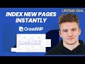 CrawlWP Lifetime Deal I WordPress Instant Indexing &amp; SEO Insights
