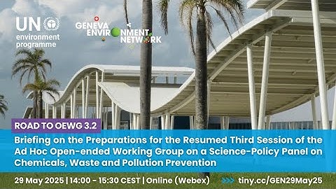 Briefing on the Preparations for SPP CWP OWEG-3.2 | Road to OEWG 3.2 Series