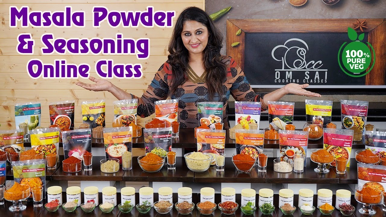 Masala Powder and Seasoning For Online Class ☎️ 8551 8551 03, 8551 8551 04 by Om Sai Cooking Class