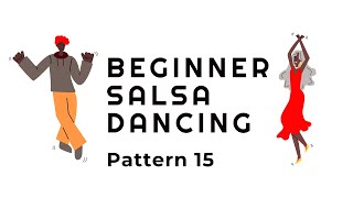 BEGINNER Salsa Dancing Pattern 15 | ALTERNATING Turns
