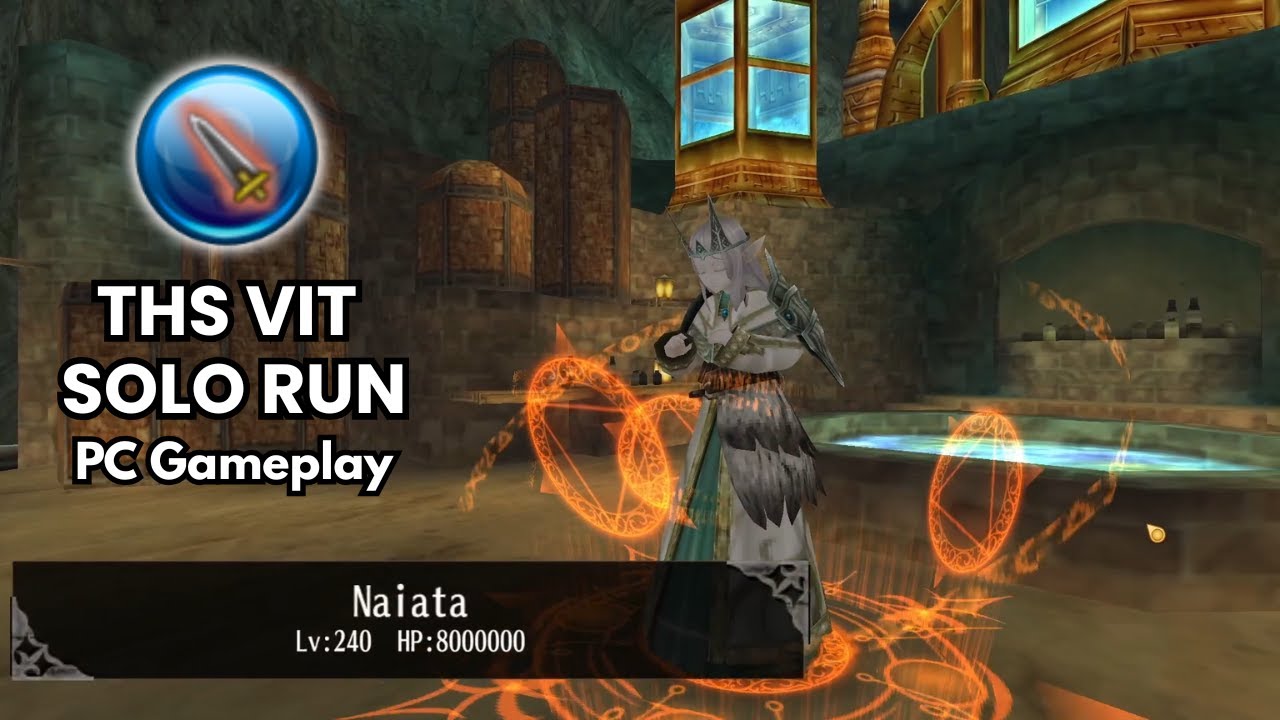 SOLO RUN THS VIT Lv 310 VS Naiata Lv 240 | Toram Online PC