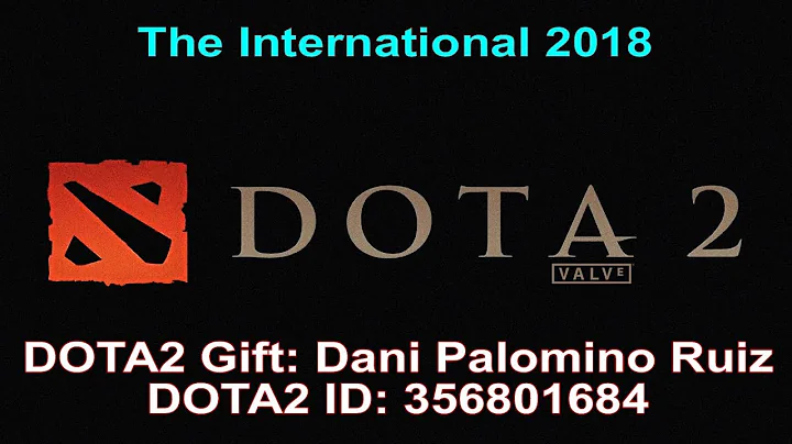 Dota2 Gift: Dani Palomino Ruiz ID: 356801684