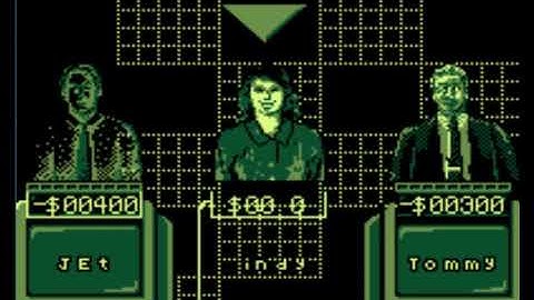 Jeopardy - Game.com Tiger Electronics - MAME MESSUI64 v0.171 emulator