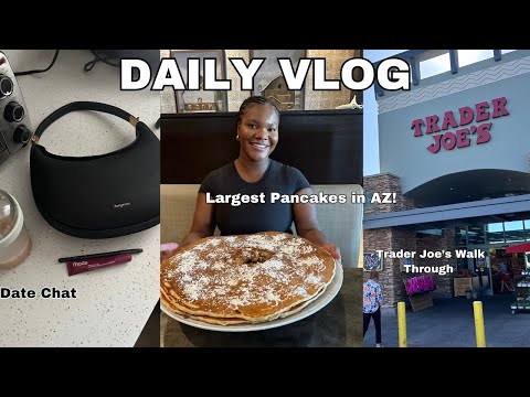 Daily Vlog (Trader Joe’s Finds, Casual Date, Large Pancakes & More)