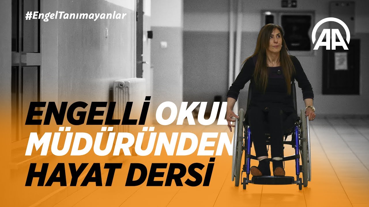 Engelli okul müdüründen hayat dersi