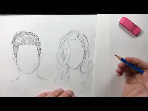 057 Learn how to draw hair