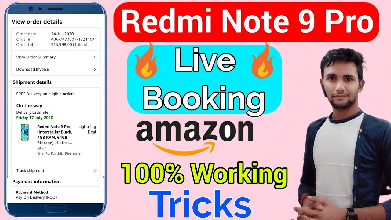 How To Book Redmi Note 9 Pro On Amazon | Live Booking Redmi Note 9 Pro On Amazon in Hindi