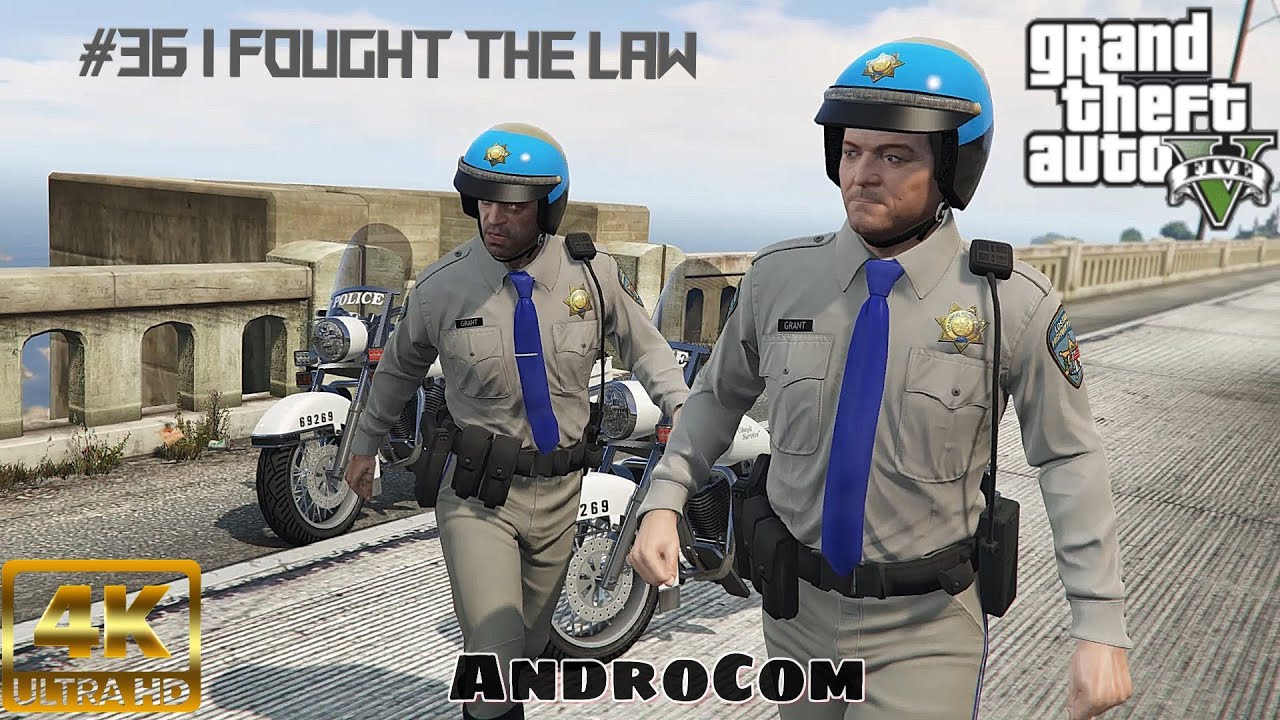 GTA V mission 36 i fought the law 4k gameplay | GTA 5 gameplay 4k | gta ...