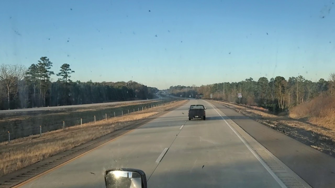 I49 North at the Louisiana/Arkansas border YouTube