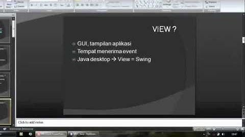 JAVA Programming Tutorial MVC tutorial part 1